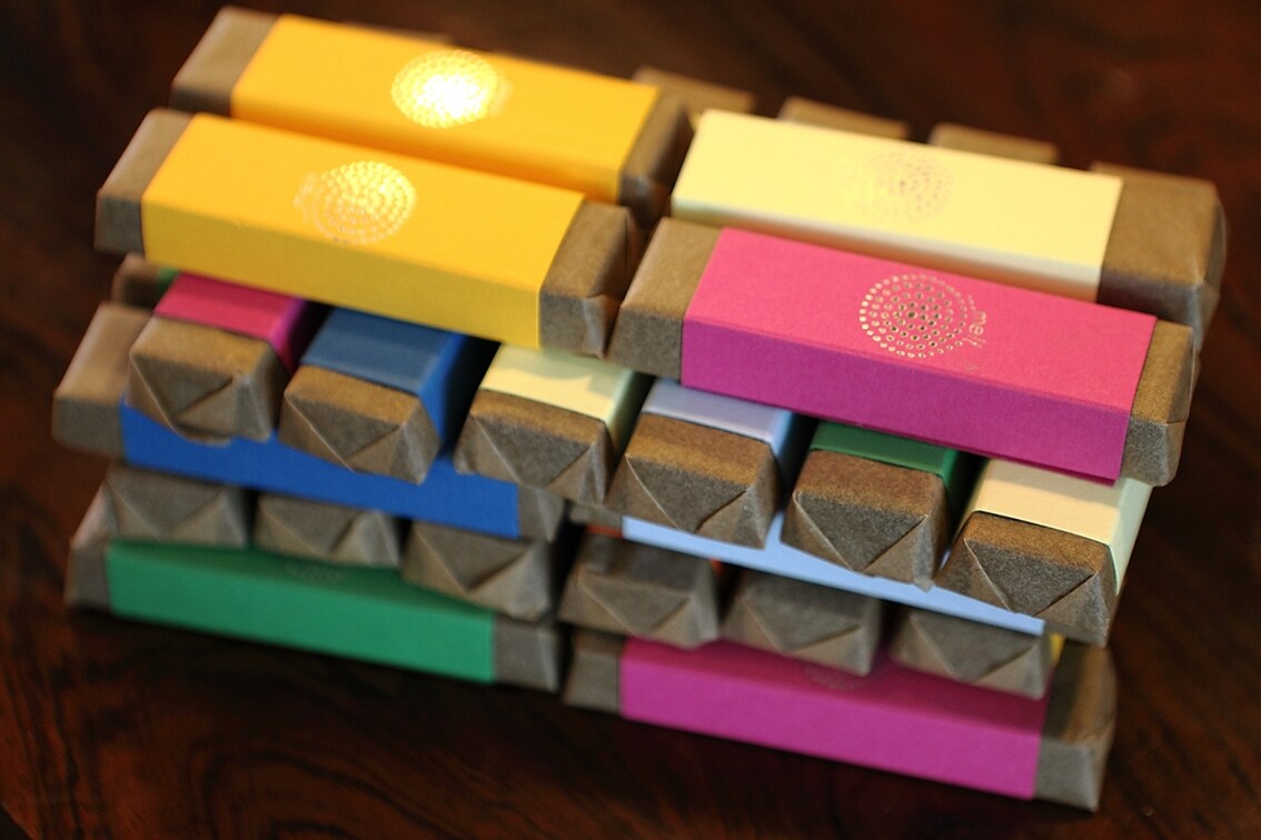 Bars of chocolate at Melt