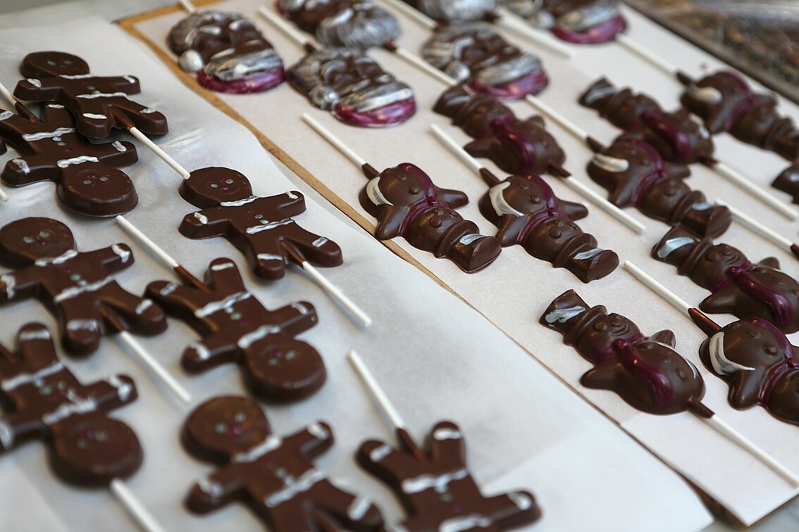 Christmas chocolates at Melt