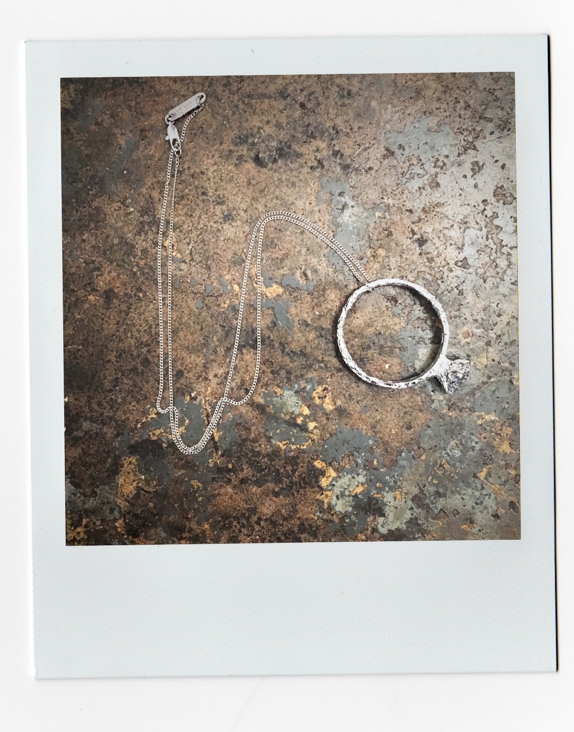 Engagement ring necklace, 2006