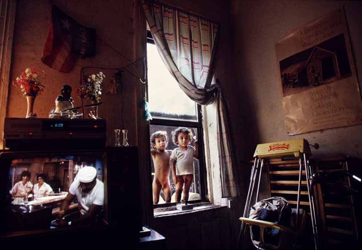Joseph Rodriguez, Jason and Anthony looking into Rodriguez h