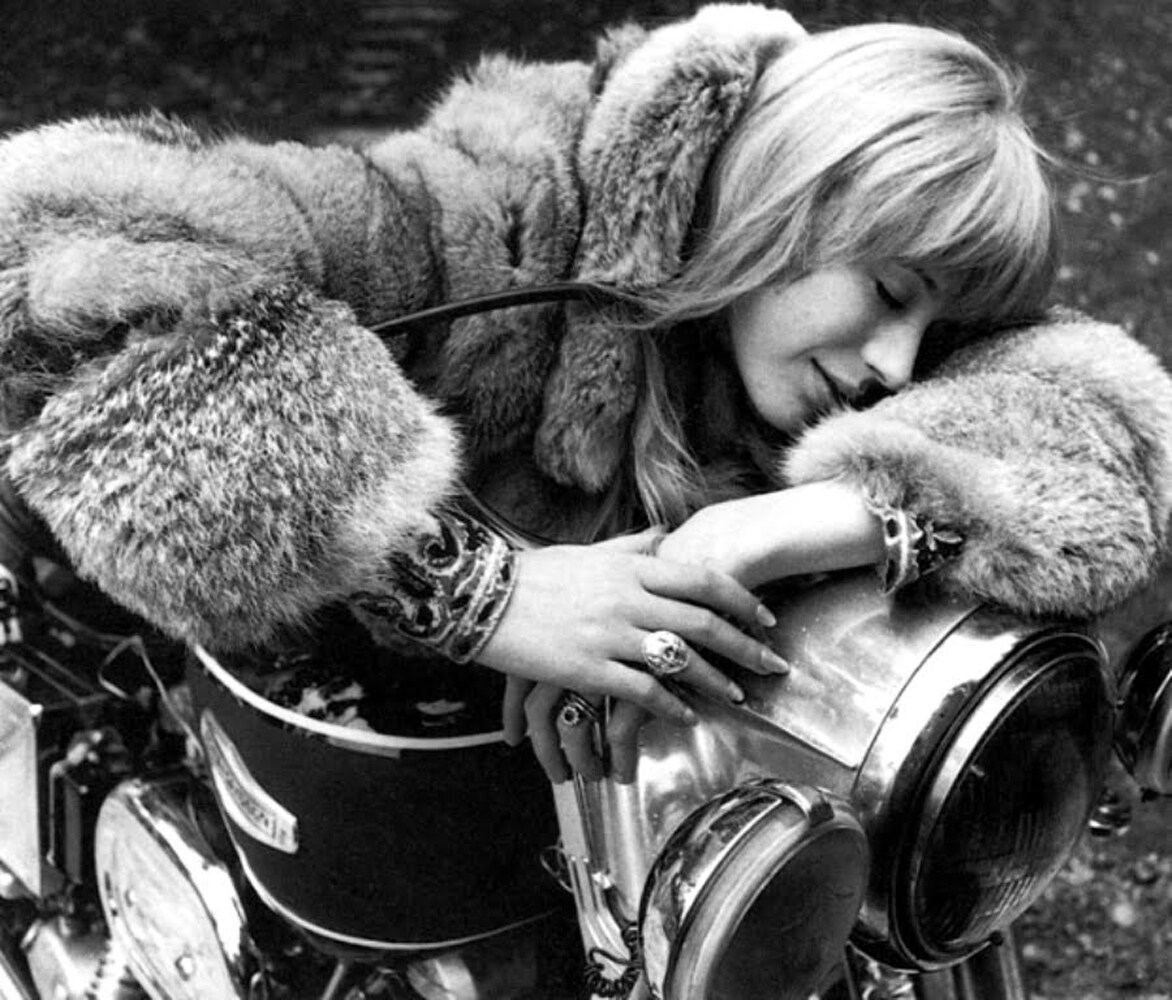 Marianne Faithfull in The Girl on a Motorcycle