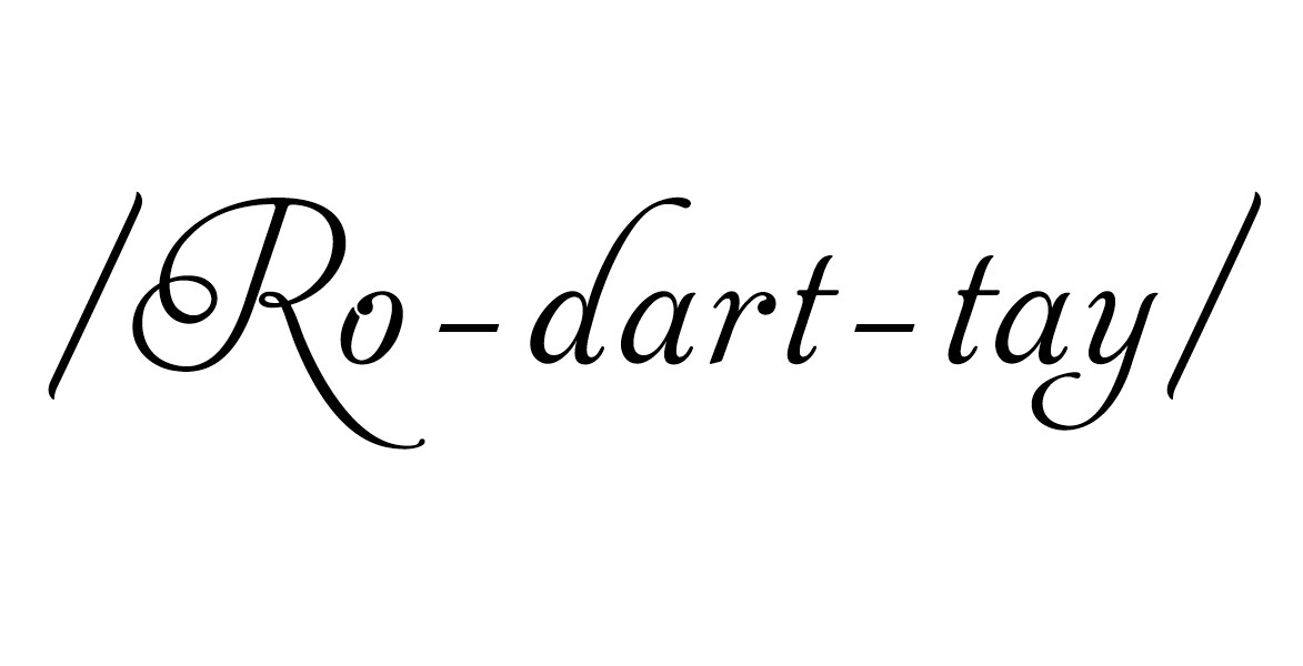 Phonetic pronunciation of Rodarte