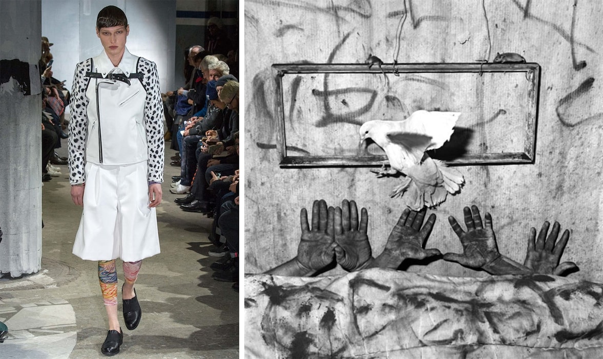Comme des Gar&#231;ons A/W15 / Roger Ballen, Five Hands, 2006