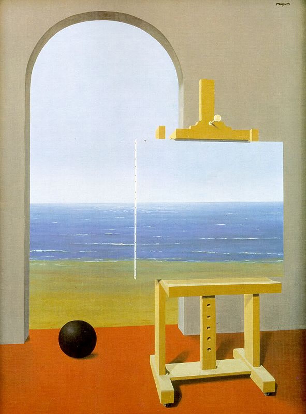 The Human Condition, Ren&#233; Magritte, 1935