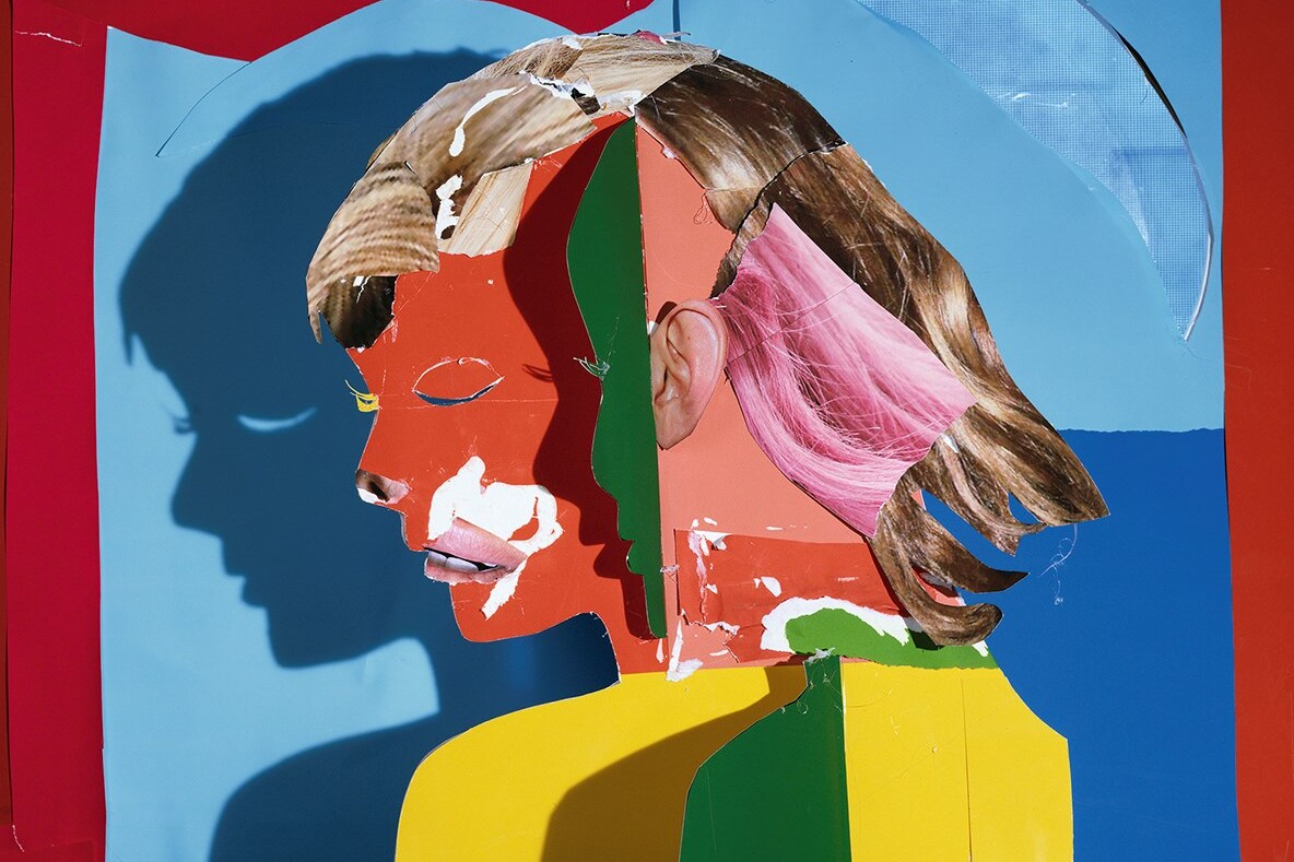 Crescent-Eyed Portrait, 2012 by Daniel Gordon 