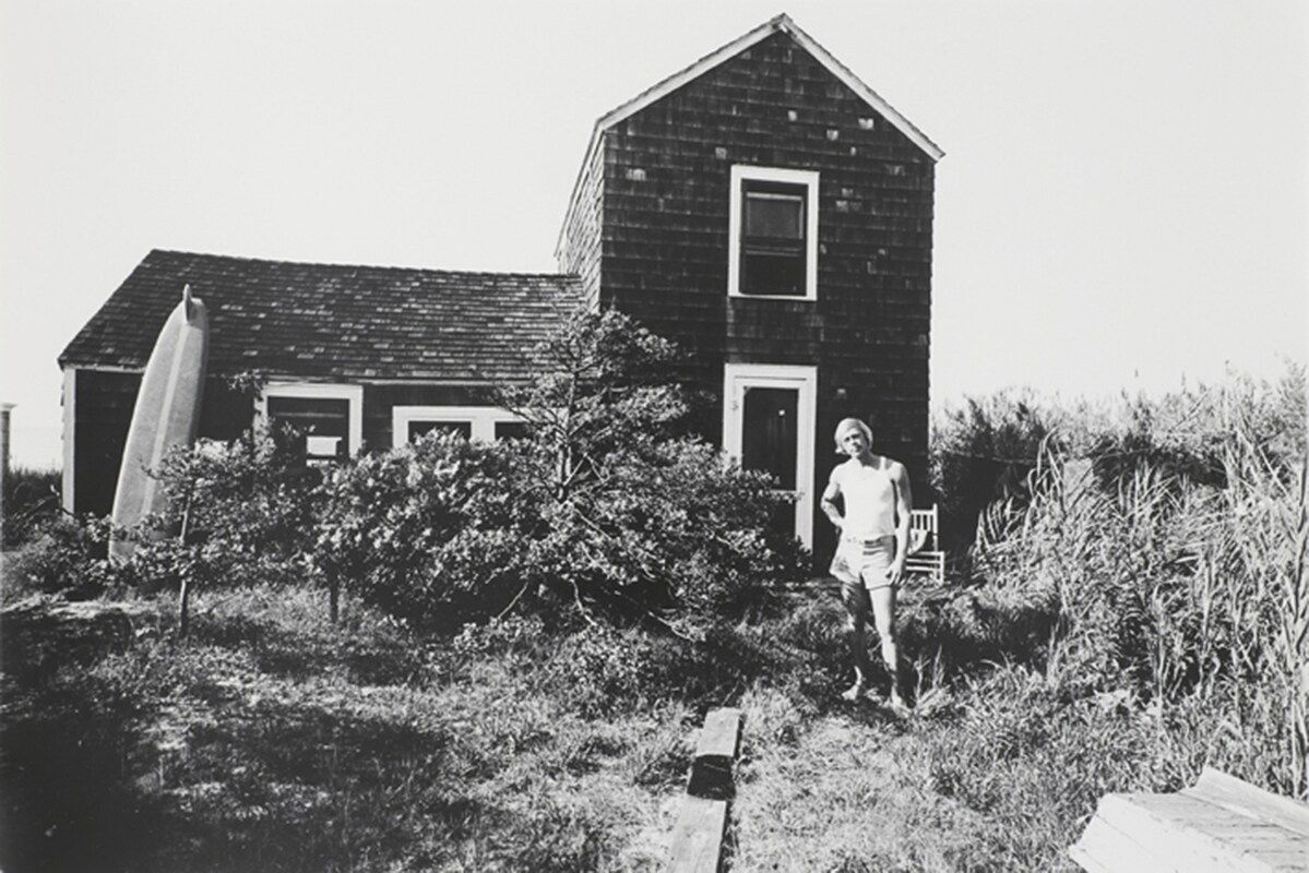 Paul Thek Outside Oakleyville House, 1966