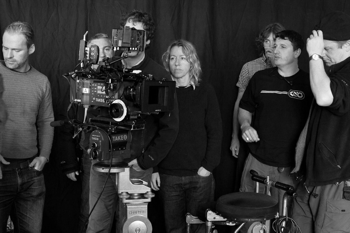 Elaine Constantine on set