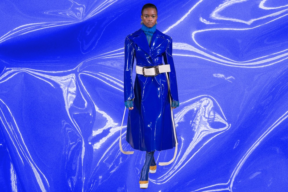 Blue vinyl clearance coat