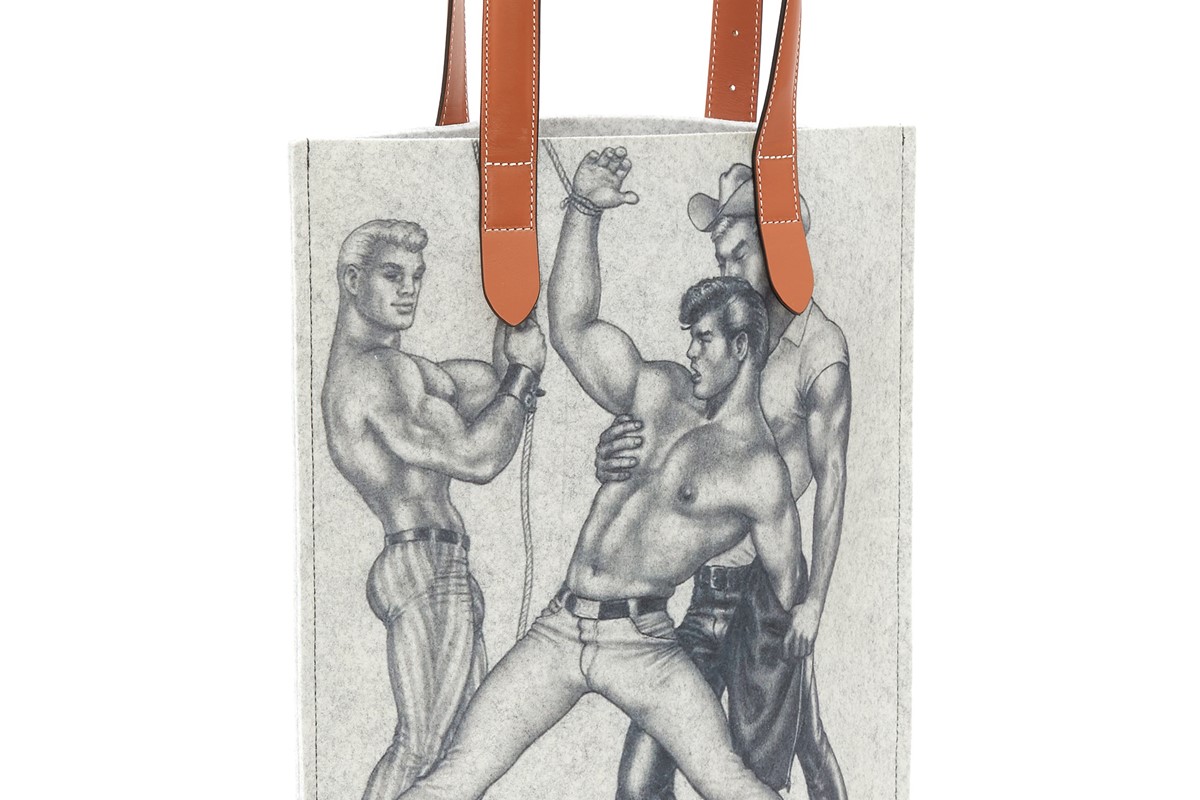 Jw anderson tom best sale of finland tote bag