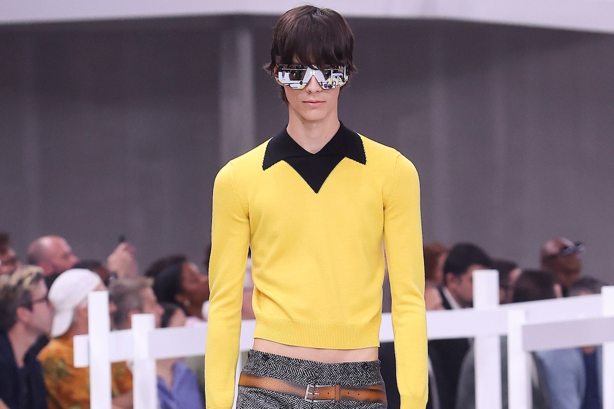 Prada's Menswear Show Toyed With Idea of Realness and Fakery