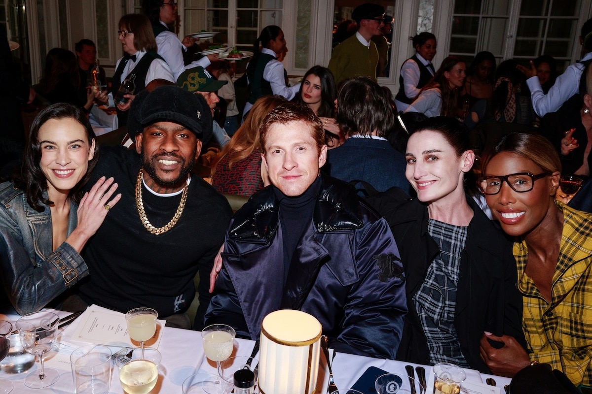 Burberry and AnOther Toast Their Anniversaries at Simpson's in the Strand