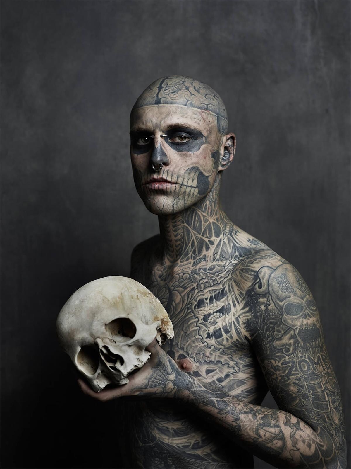 Rick Genest for Rebel Ink