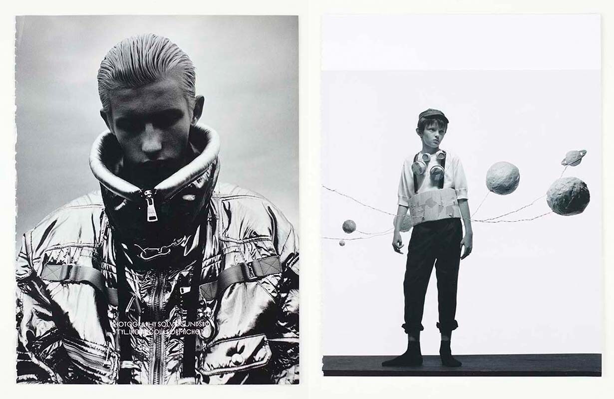 Left: Another Man issue 5, 2007; Right: Another Man issue 3,