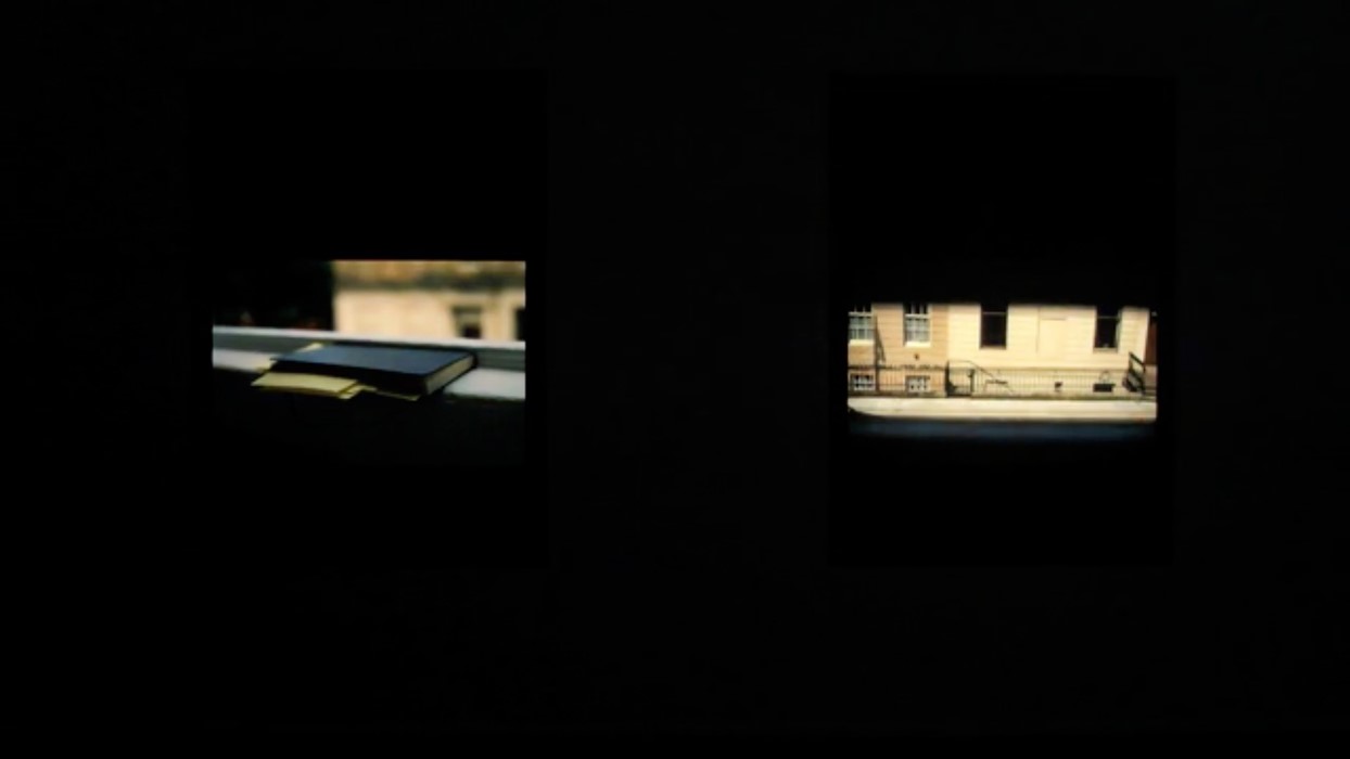 Tris Vonna-Michell, still from Postscript II (Berlin), 2013