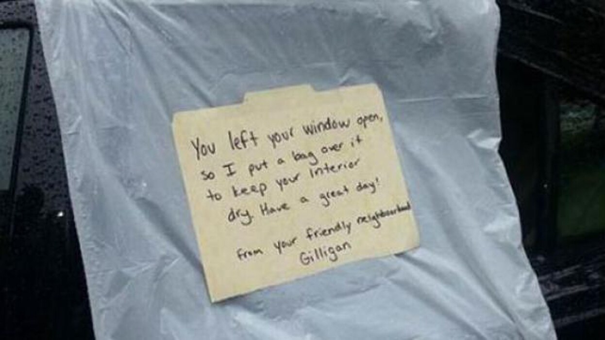 Car window kindness