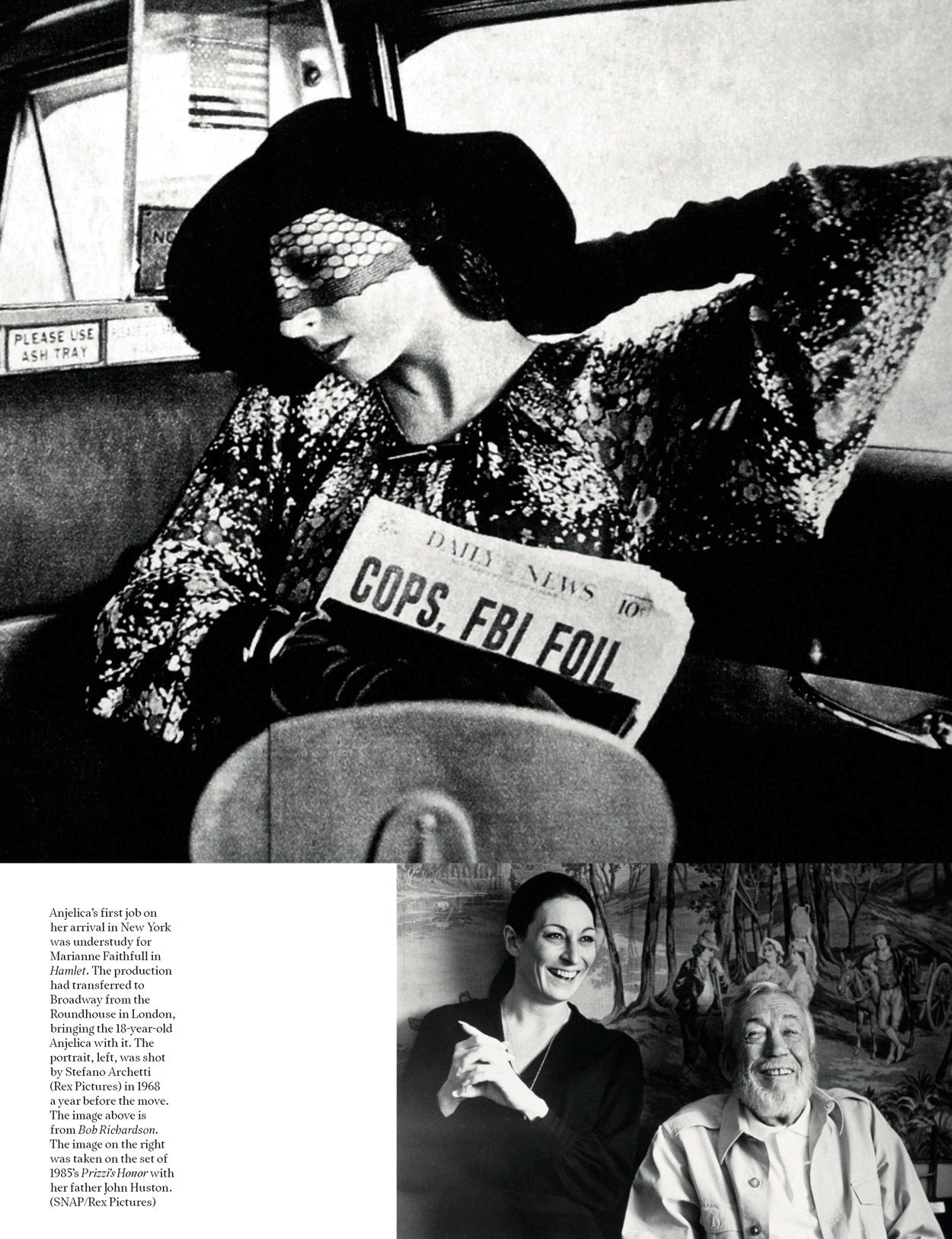 Anjelica Huston for AnOther Magazine Spring/Summer 2008