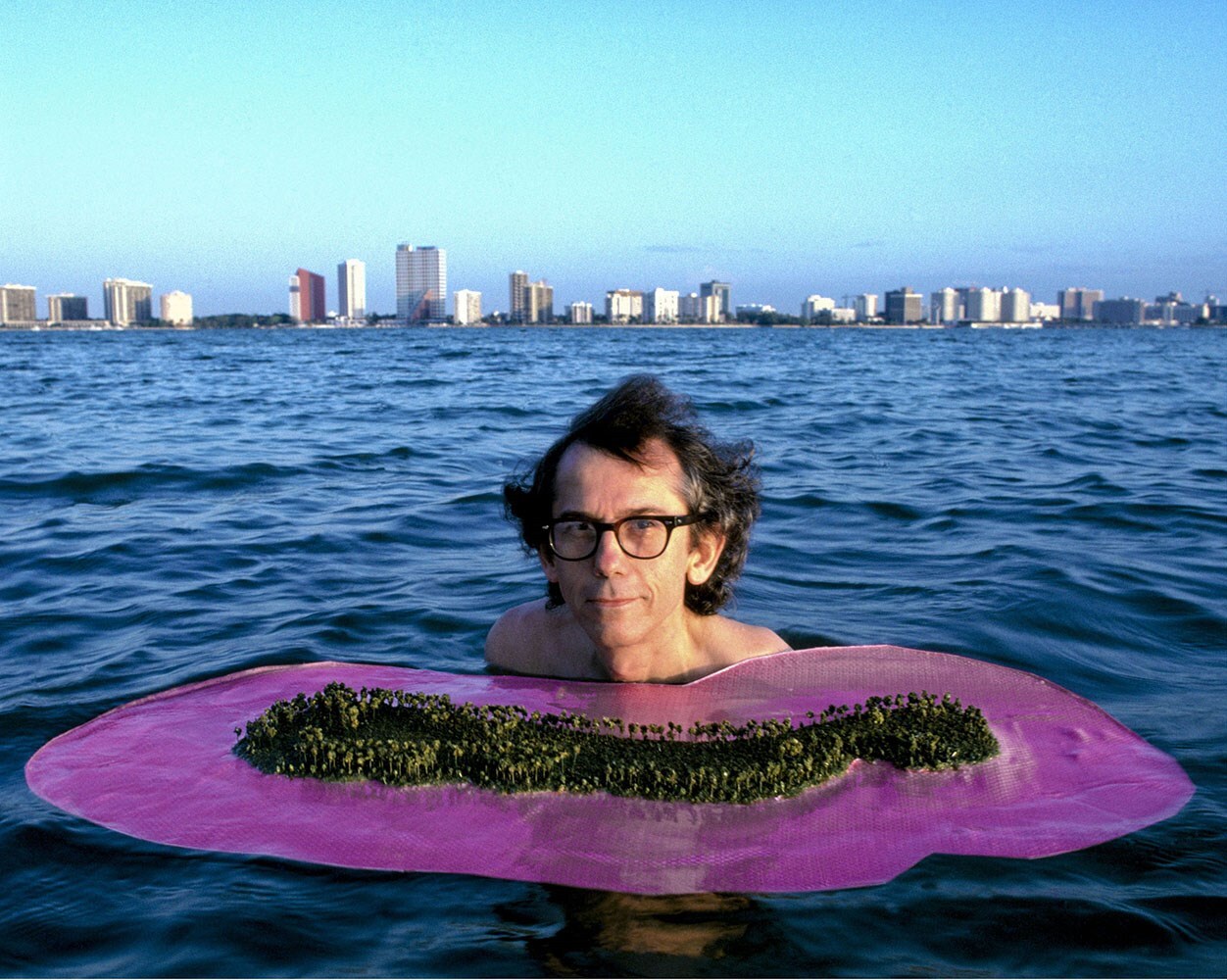 Christo during the the Miami Project