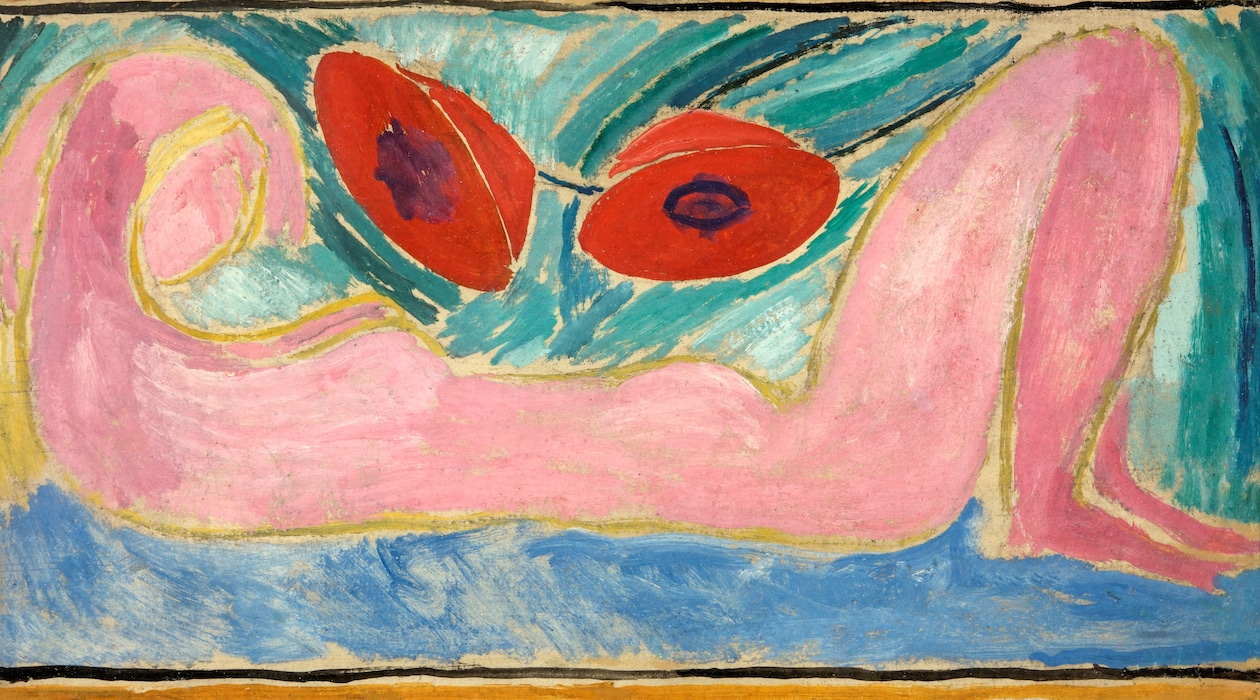 Key 121 Nude with Poppies