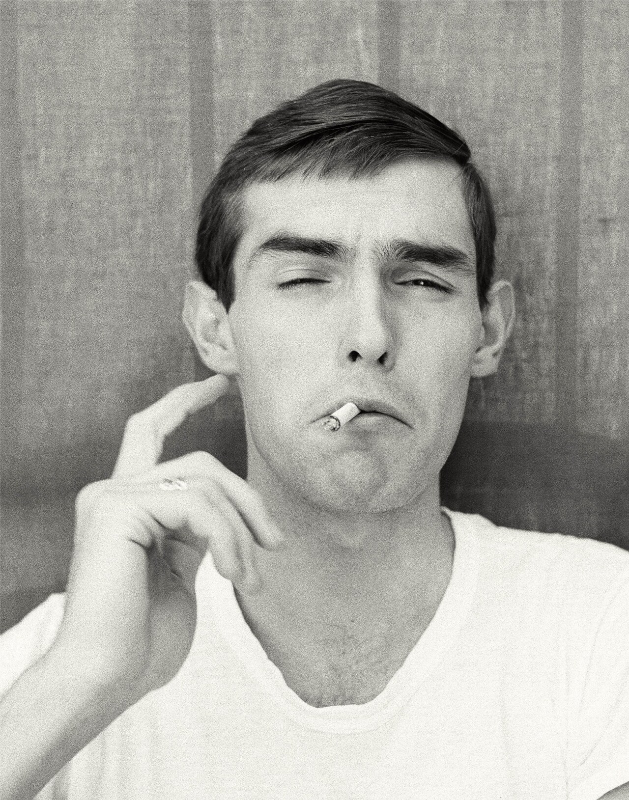 Hujar_10_Self-portrait-smoking