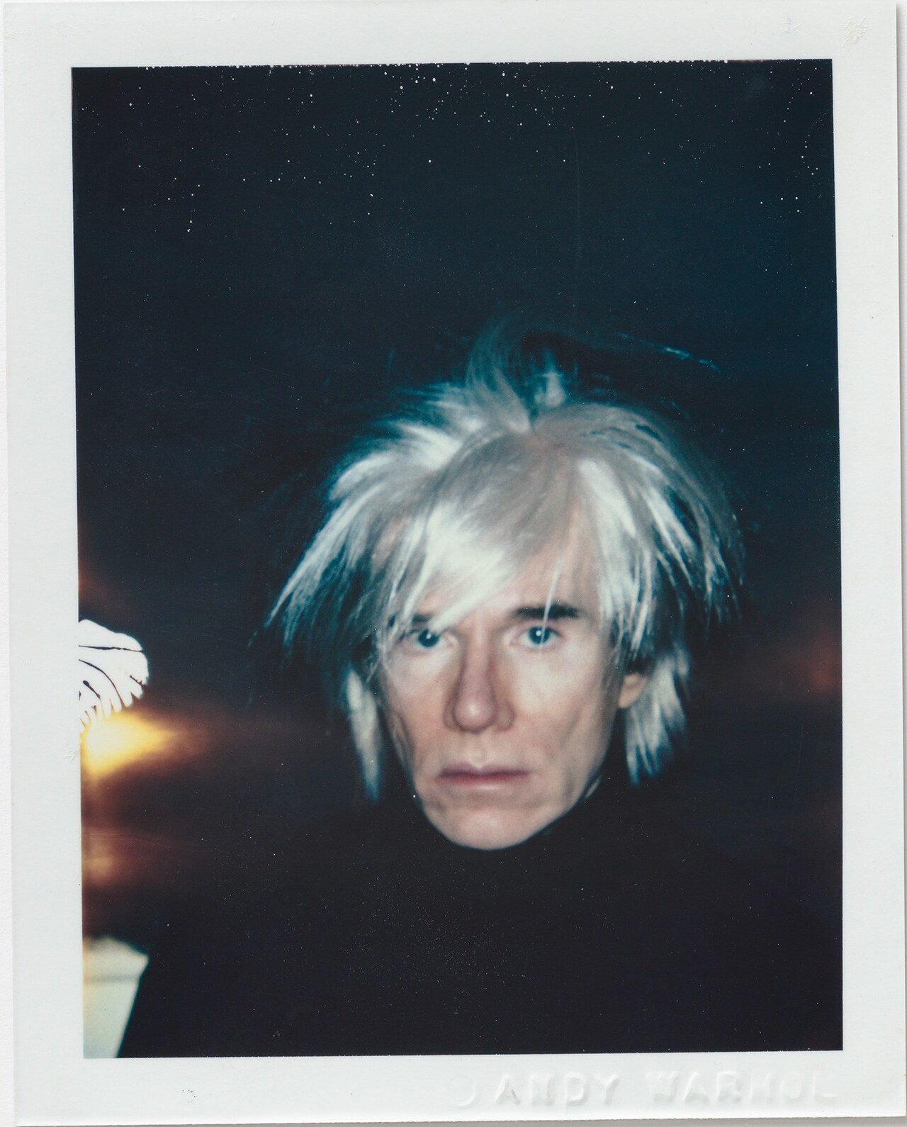 Andy-Warhol,-Self-Portrait-in-Fright-Wig,-1986,-Po