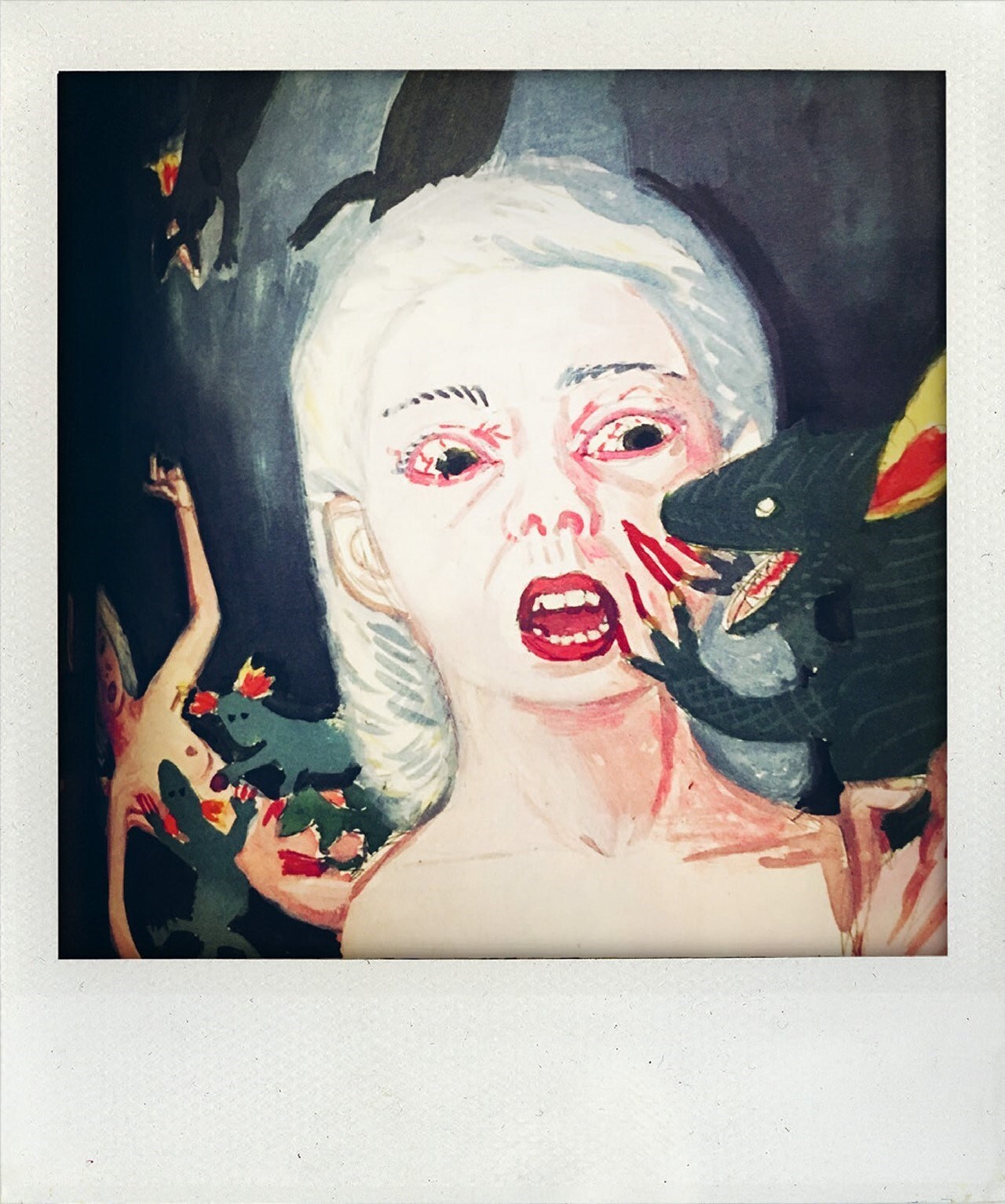 Polaroids by Nick Cave