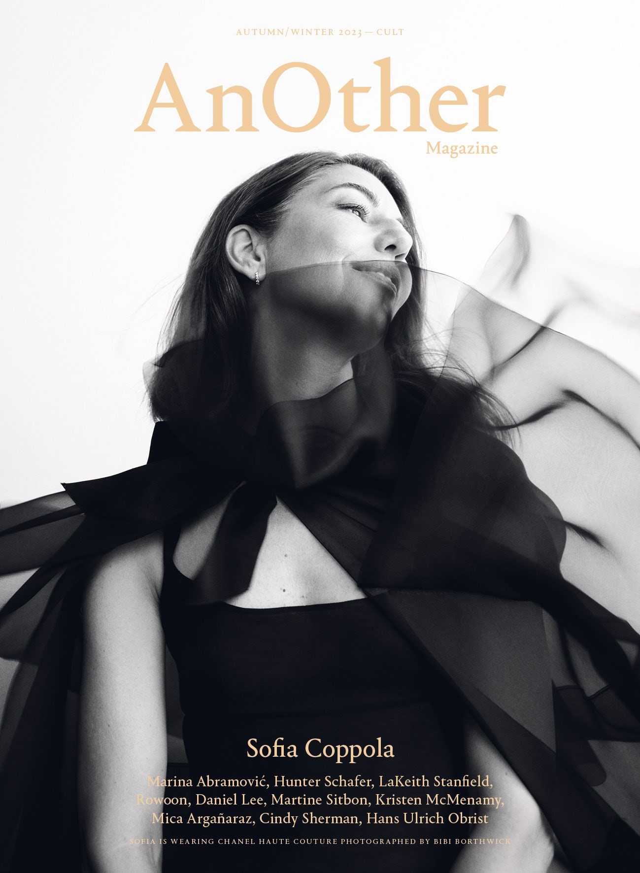 Sofia Coppola AnOther Magazine cover Chanel Haute Couture