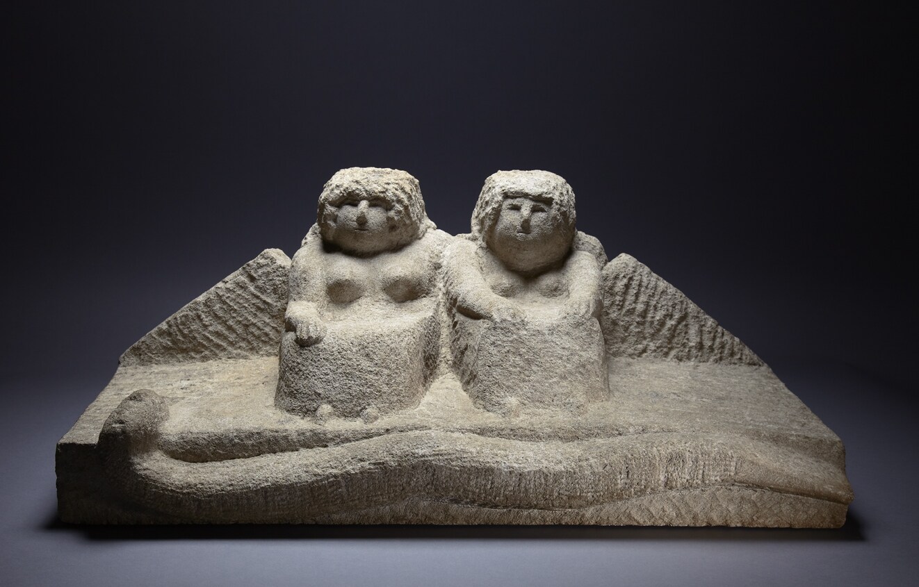 William Edmondson, Adam and Eve, c. 1940