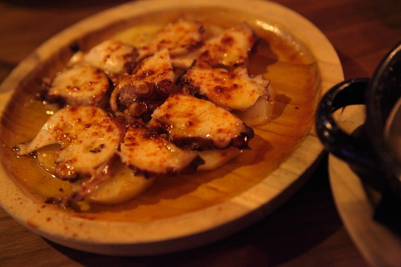 Pulpo a la Gallega at the Black Pig