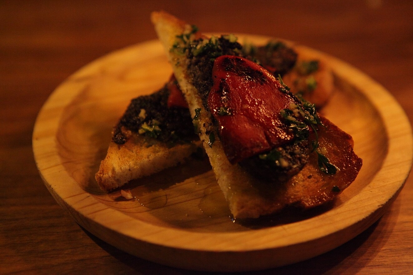 Spanish black pudding at the Black Pig