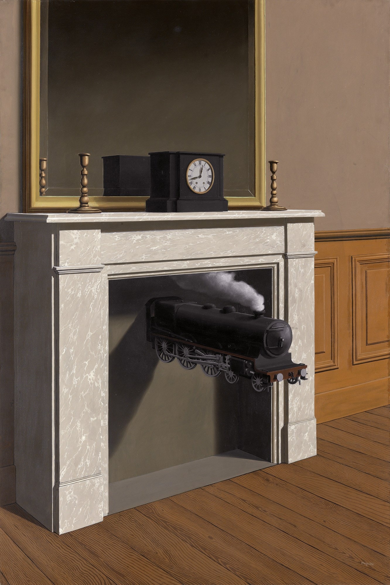 Rene Magritte - Time Transfixed 1938 The Art Insti