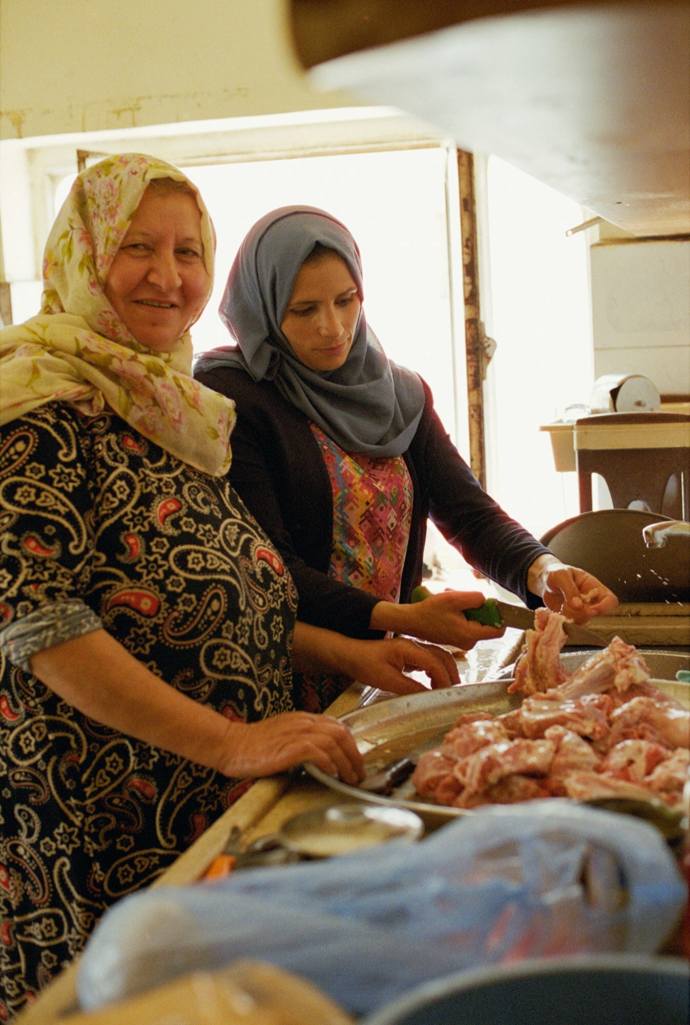 16 - Aunts Preparing Dinner, ad-Dhahiriya, Hebron,