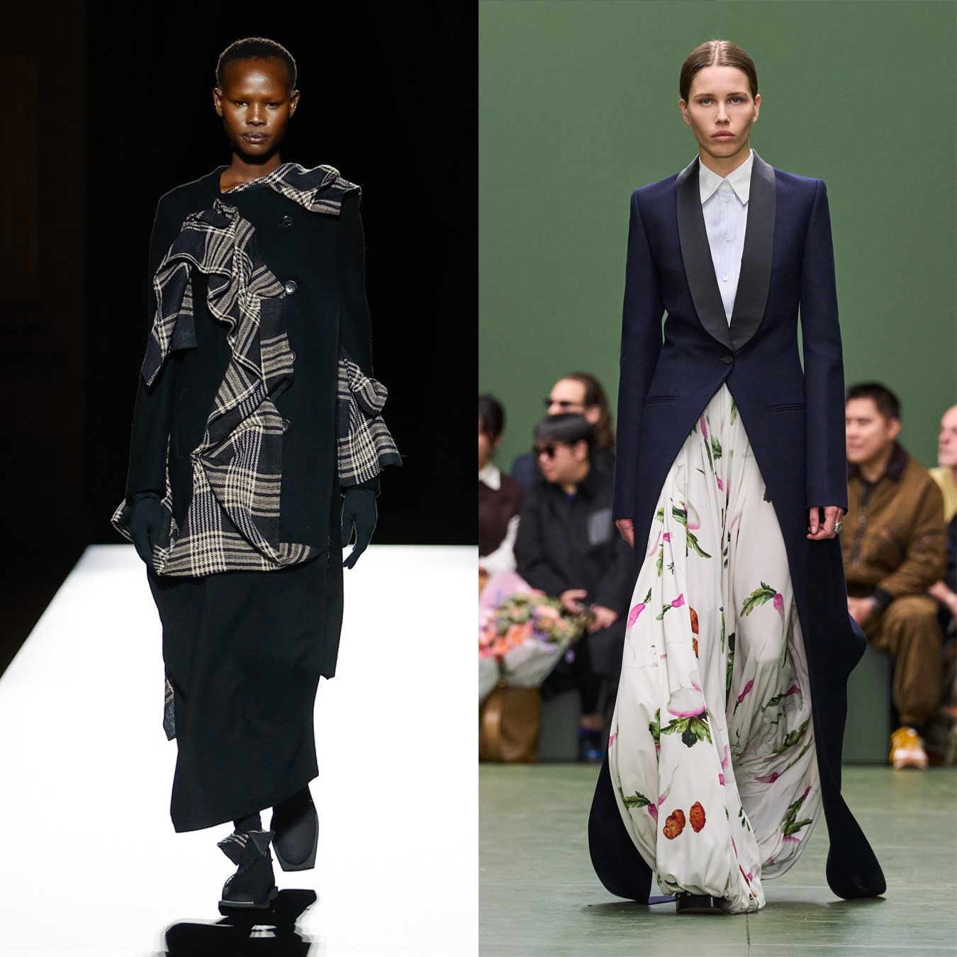 Yohji Yamamoto, Loewe Autumn/Winter 2024 Womenswear