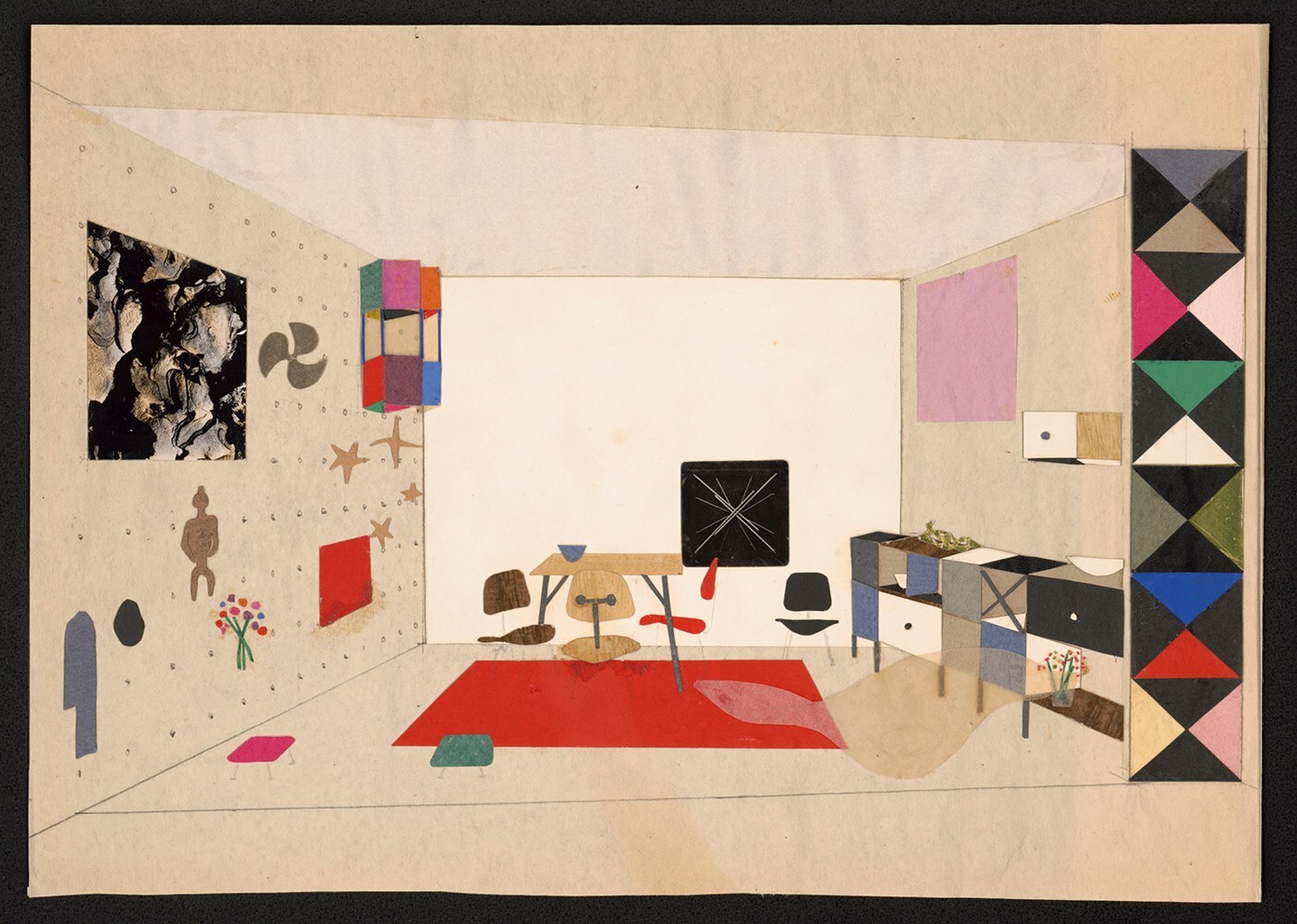 17. The World of Charles and Ray Eames. Collage of