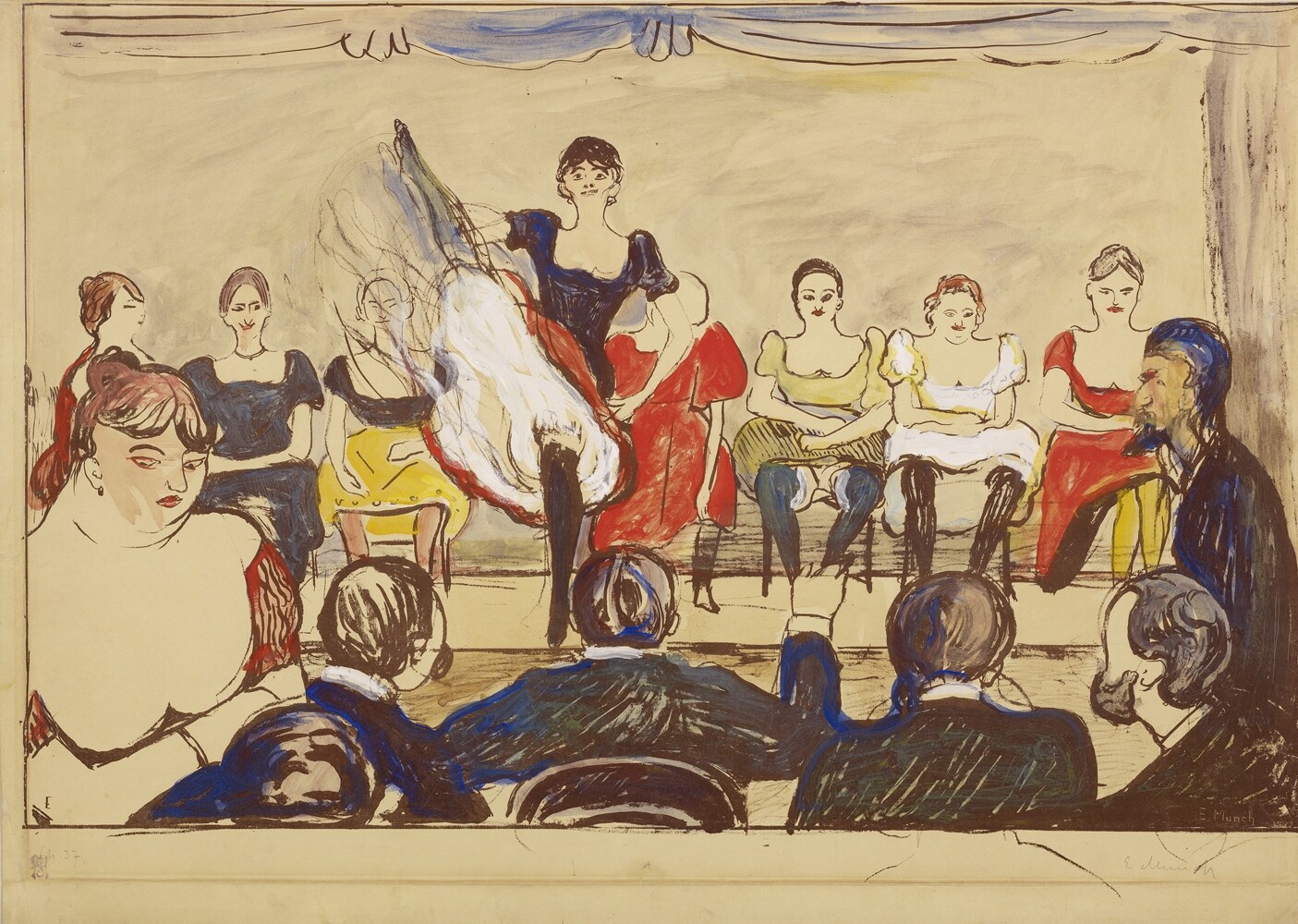 Edvard Munch, Tingletangle, 1895
