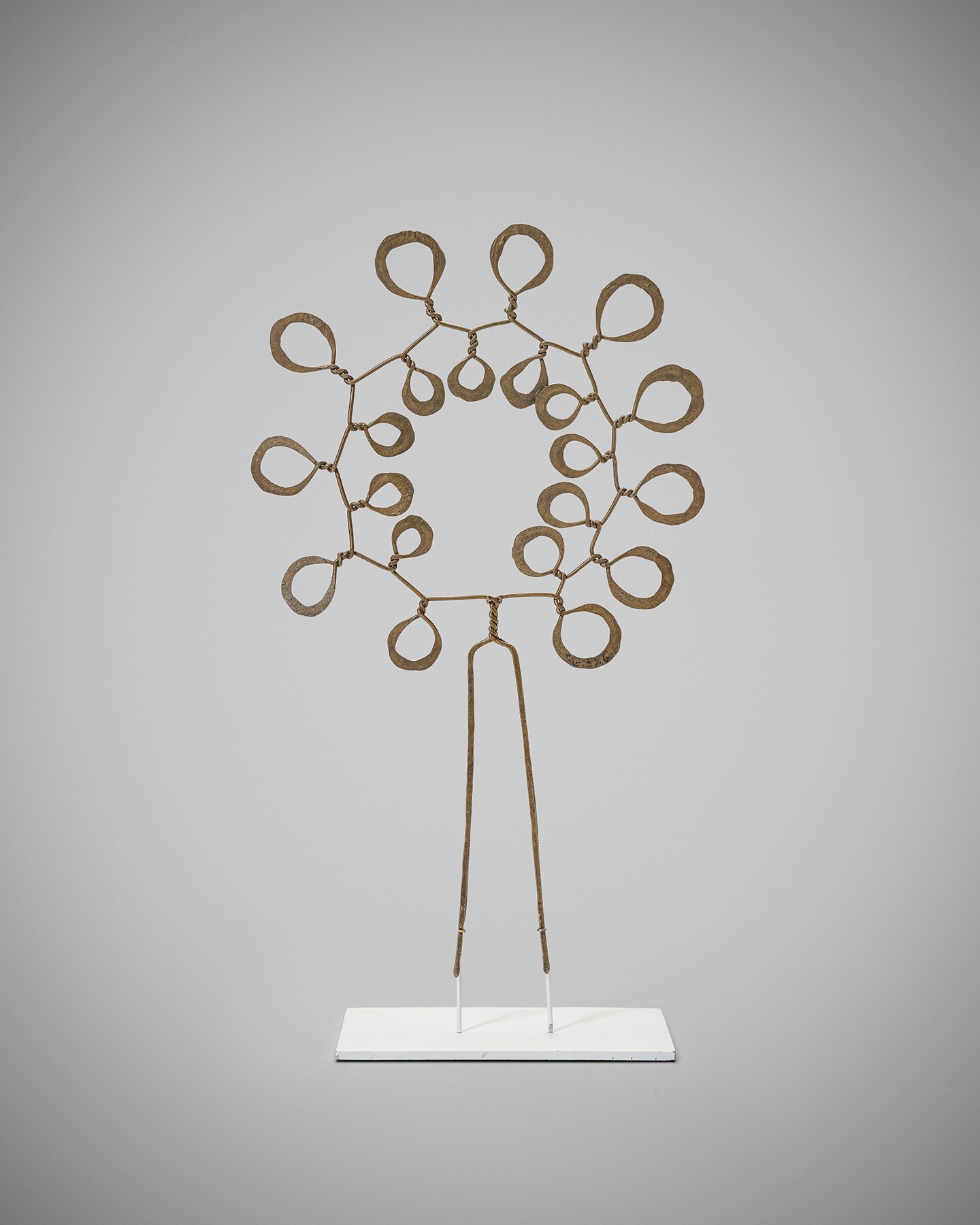 Alexander Calder, Flower, c. 1945, brass, 25.4 x 1