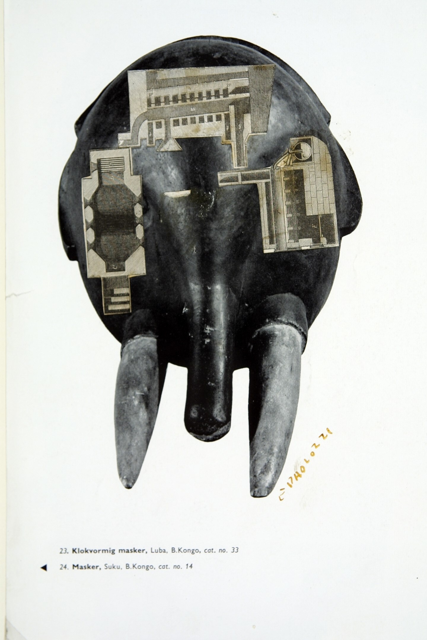 Image 3. Paolozzi, Klokvormig Masker, 1946-47