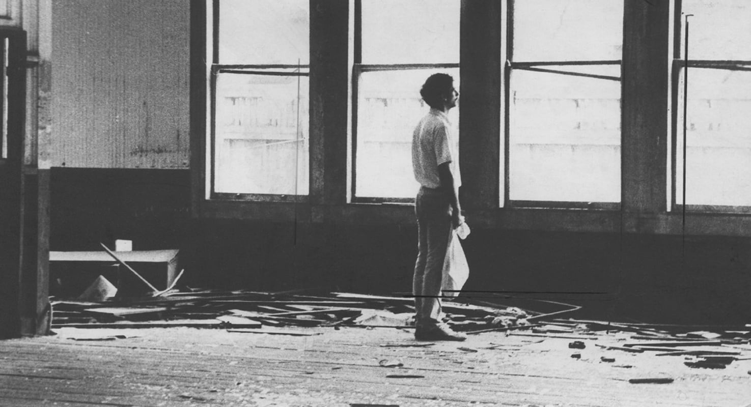 Alvin Baltrop, The Piers (interior with man), 1975-86