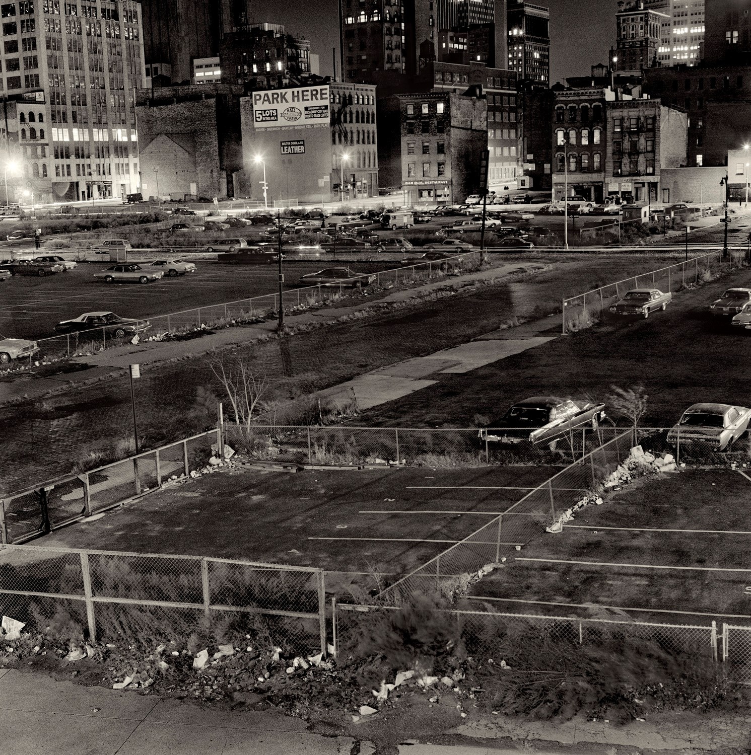 Peter Hujar, West Side Parking Lots, 1976