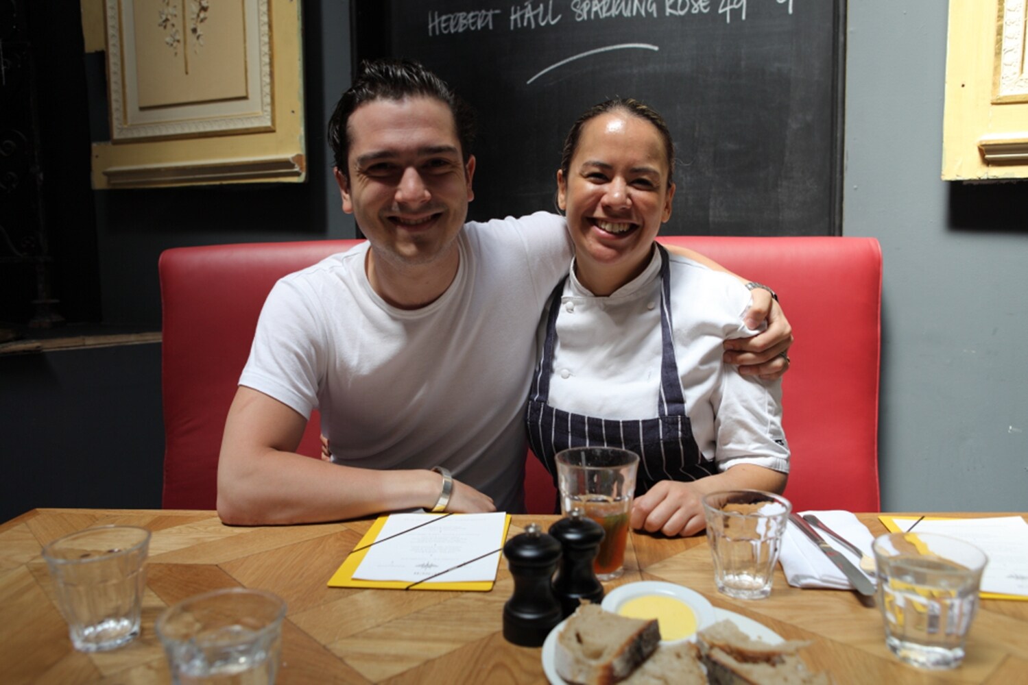 Jackson Boxer and Gina Hopkins