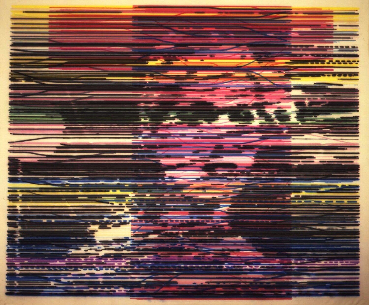 Electric Painting, ink on paper, 1979