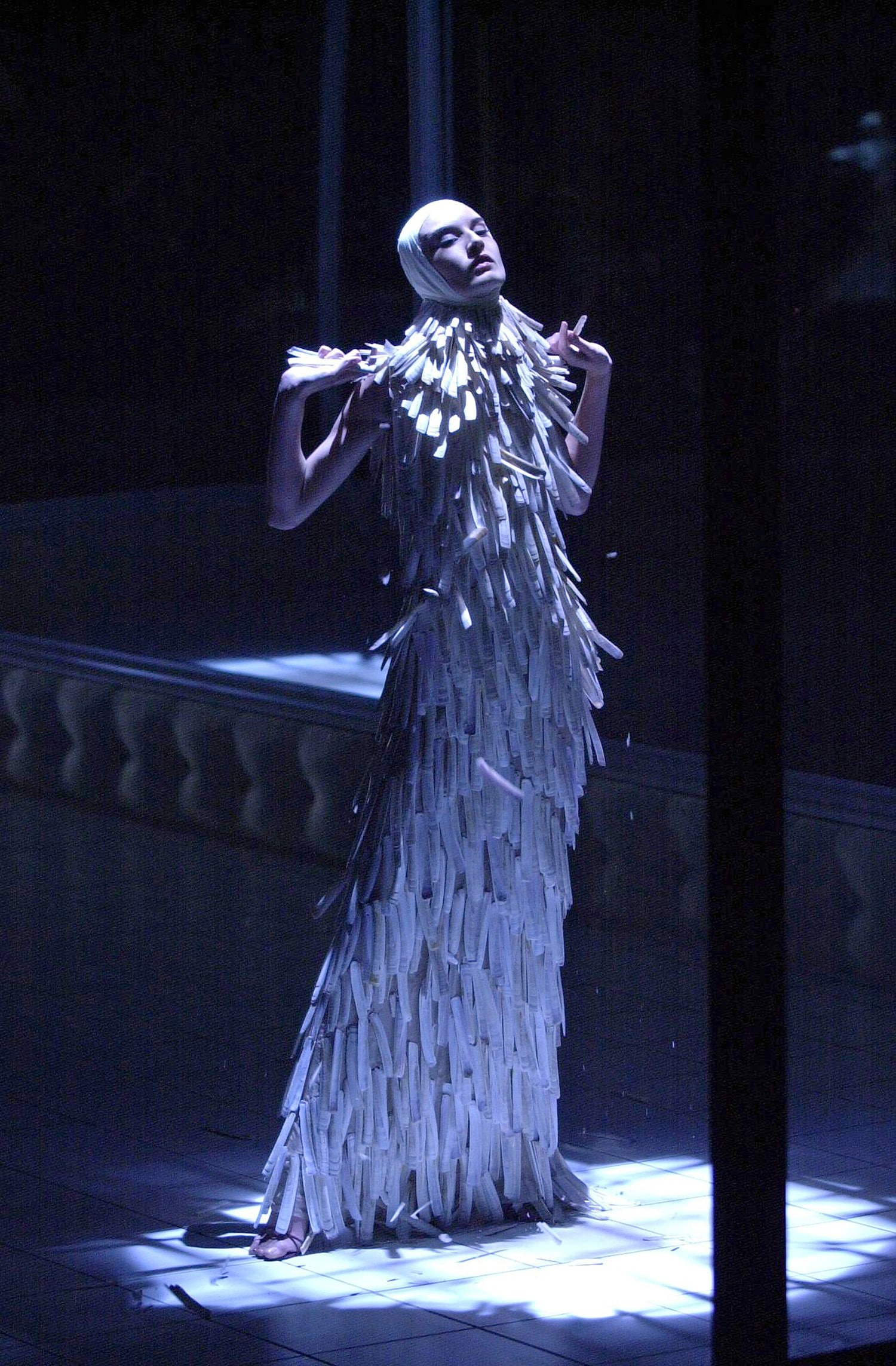 Razor clam shells dress, Alexander McQueen, Voss, S/S01
