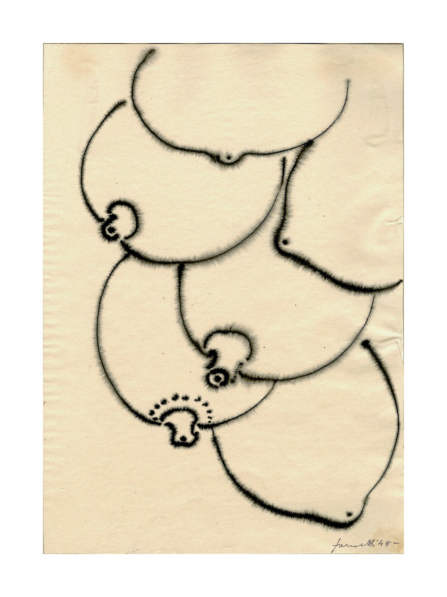 Piero Fornasetti, Untitled from the Erotica series