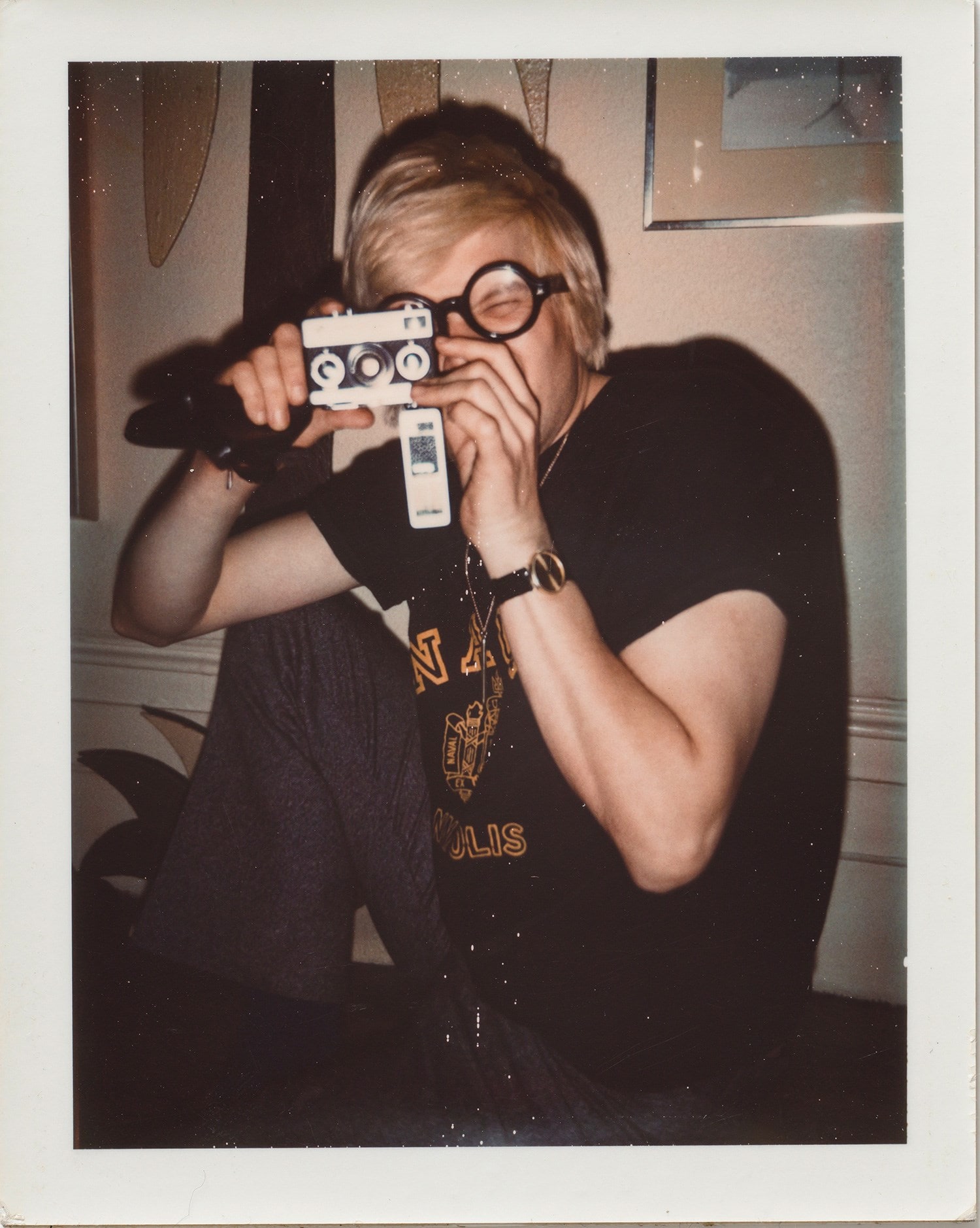 Andy-Warhol,-David-Hockney,-ca.-1972,-Polaroid,-10
