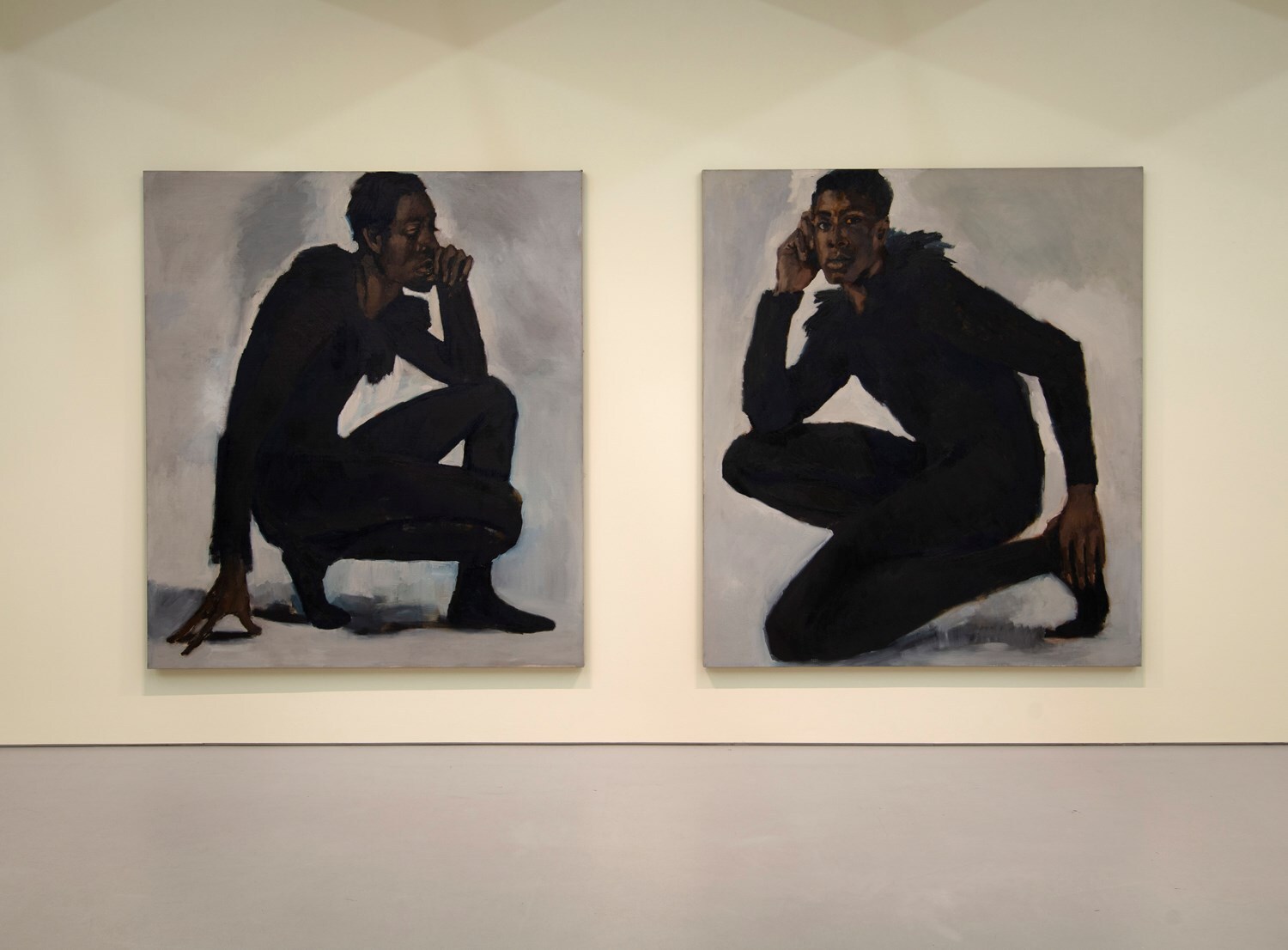 Lynette Yiadom-Boakye paintings Les Corbeaux 2018