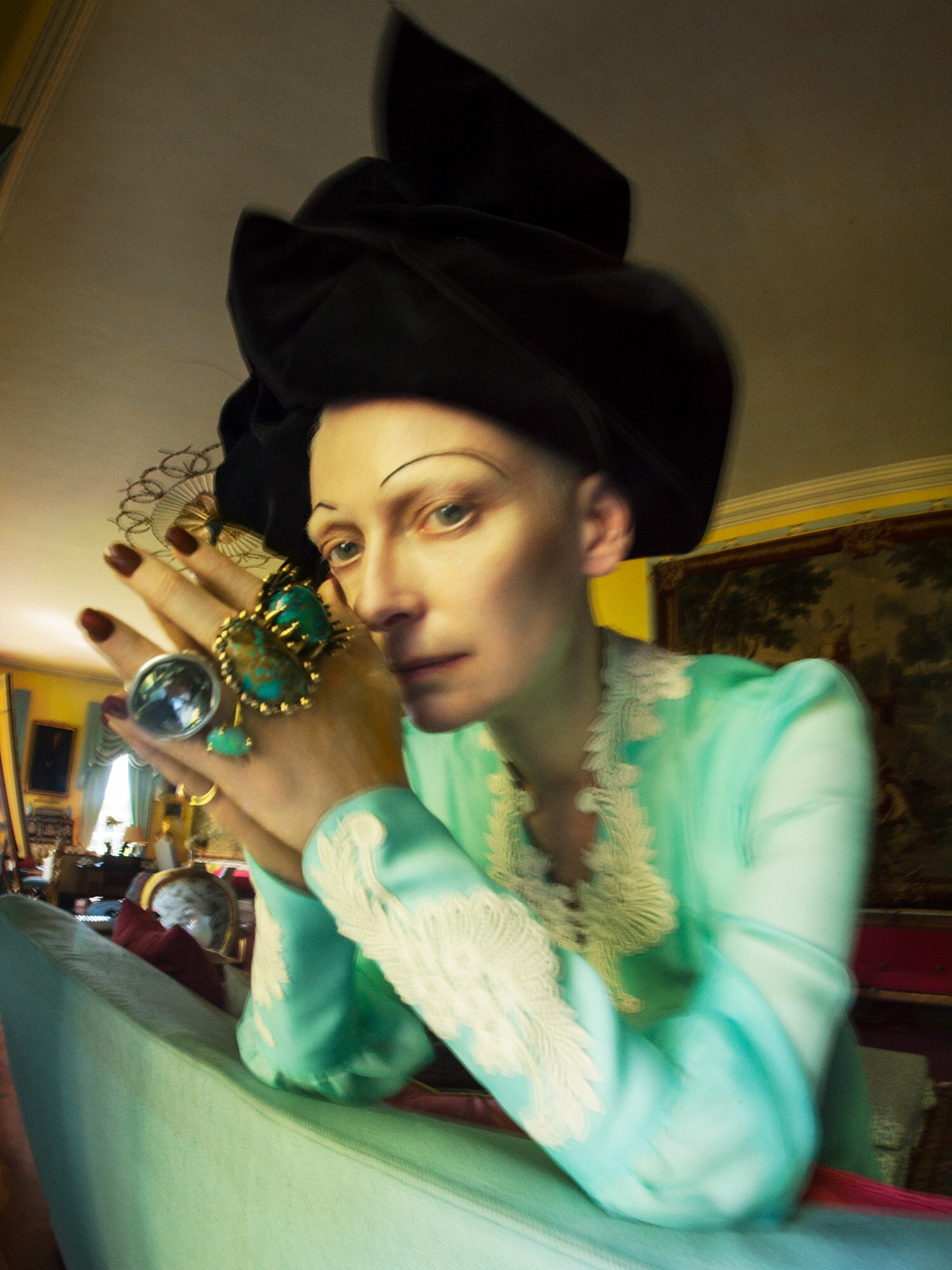Tim-Walker,-&#39;Tilda-Swinton&#39;,-Renishaw-Hall,-Derbys
