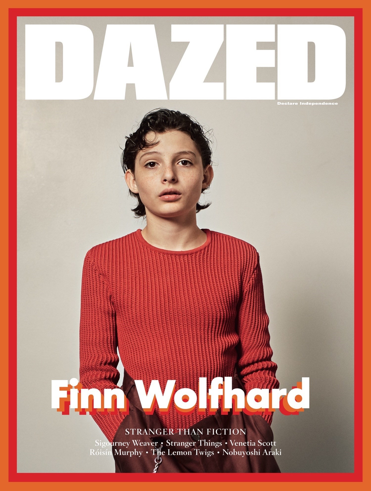 Dazed &amp; Confused Winter 2016 Finn Wolfhard Collier Schorr