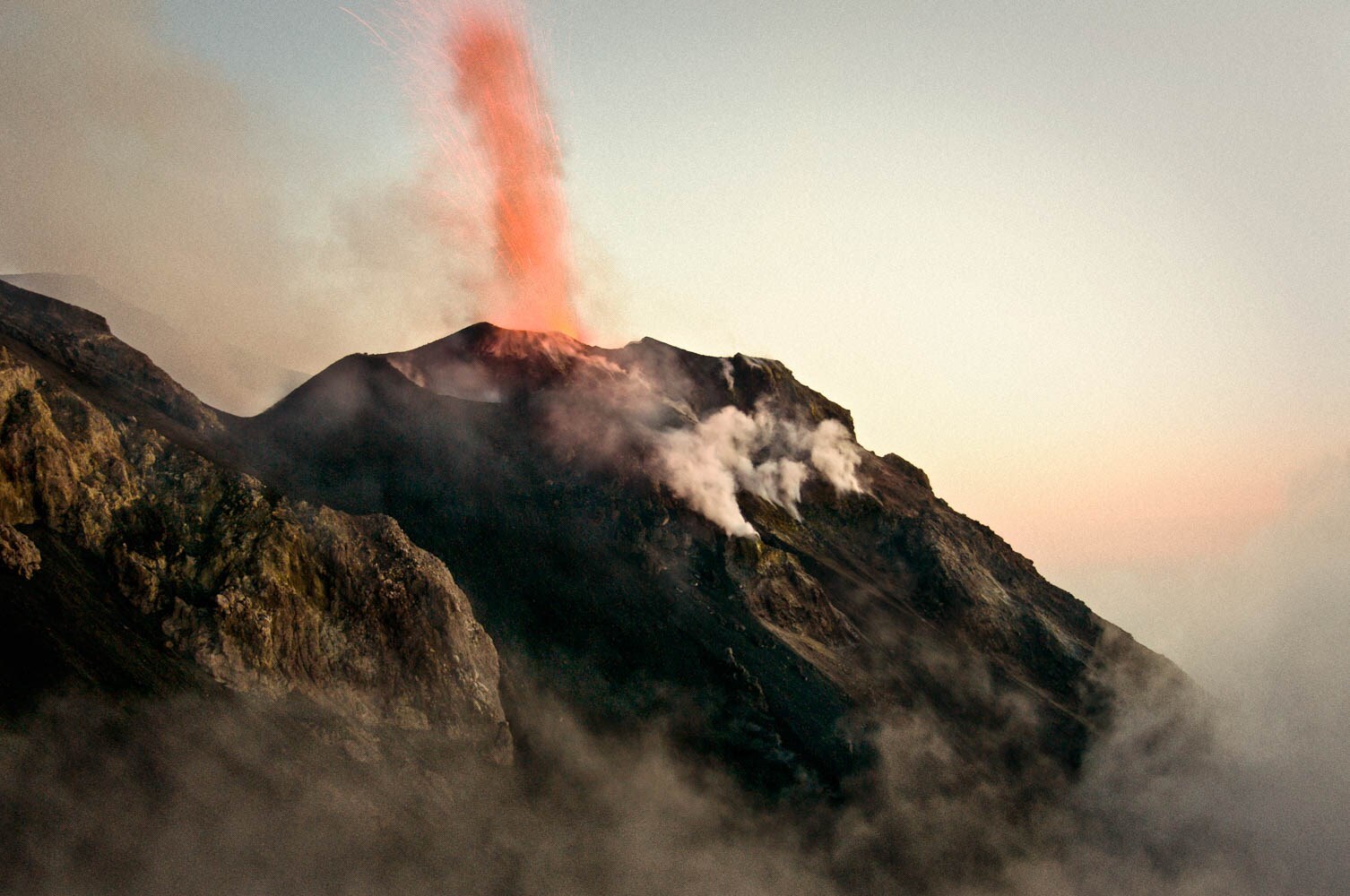 Stromboli, one of the Aeolian Islands in Italy