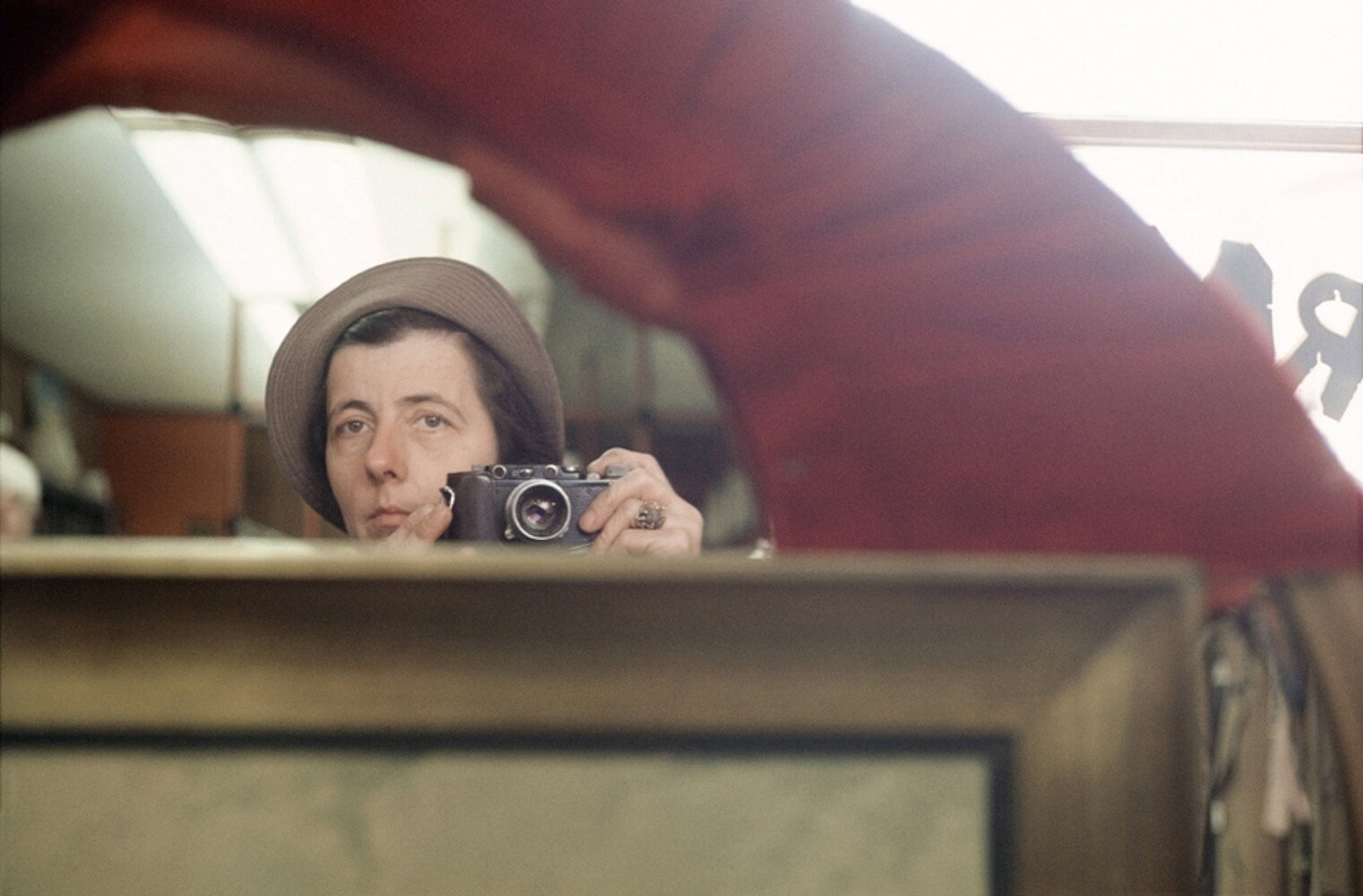 Peeking Self Portrait