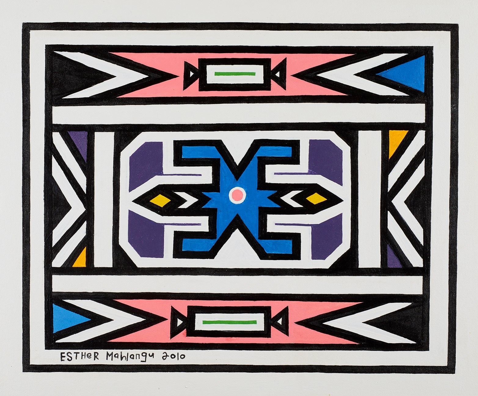 Esther Mahlangu_E098 68x83,5 2010