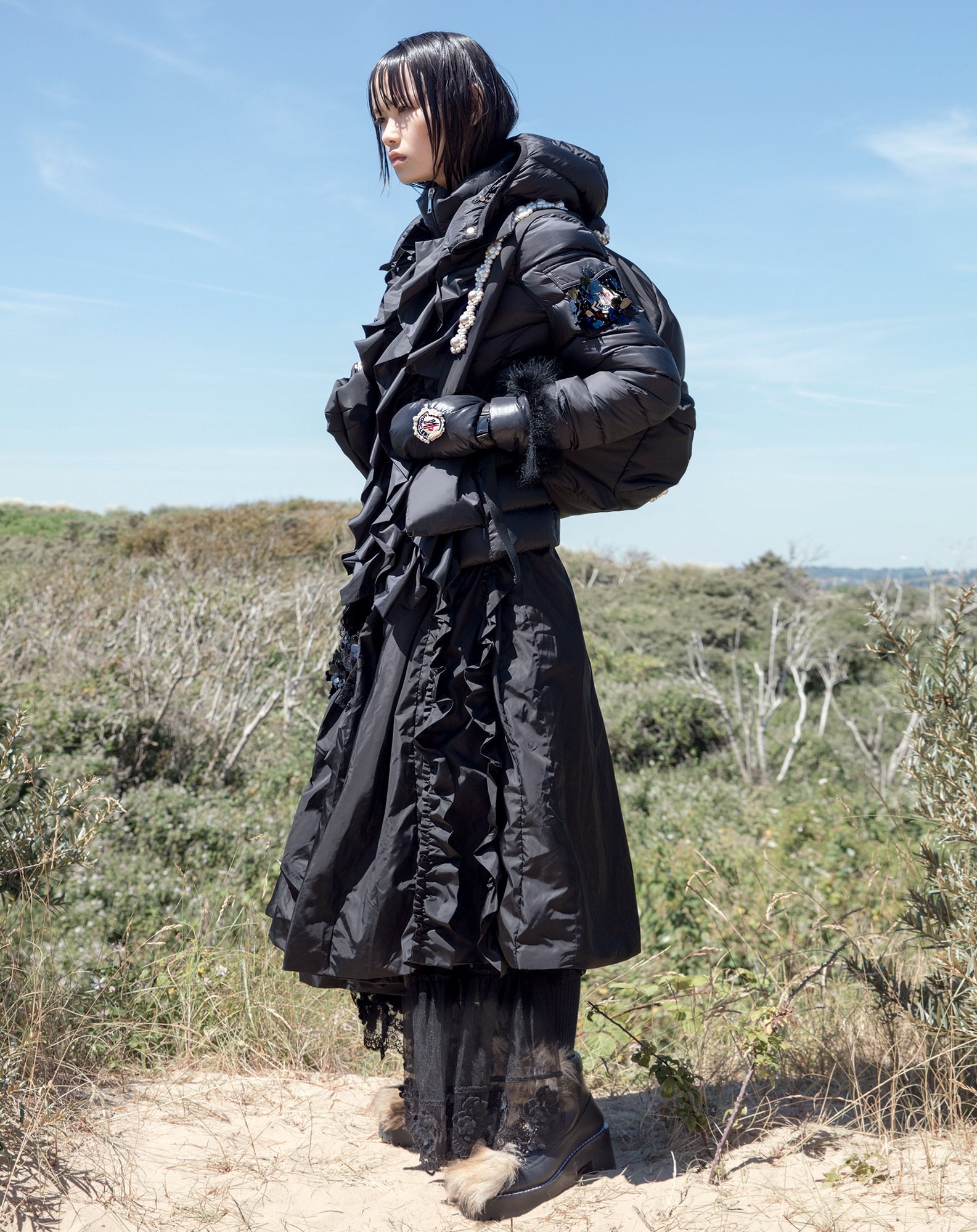 A New Kind of Practical Femininity Moncler x Simone Rocha AnOther